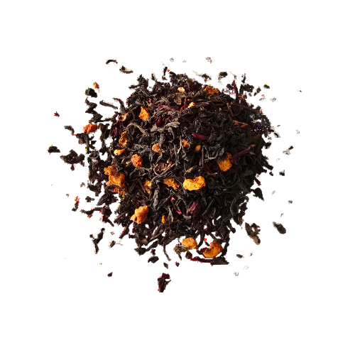 Premium black tea, rosehip, hibiscus, and real raspberry pieces bursting with flavor and natural antioxidants